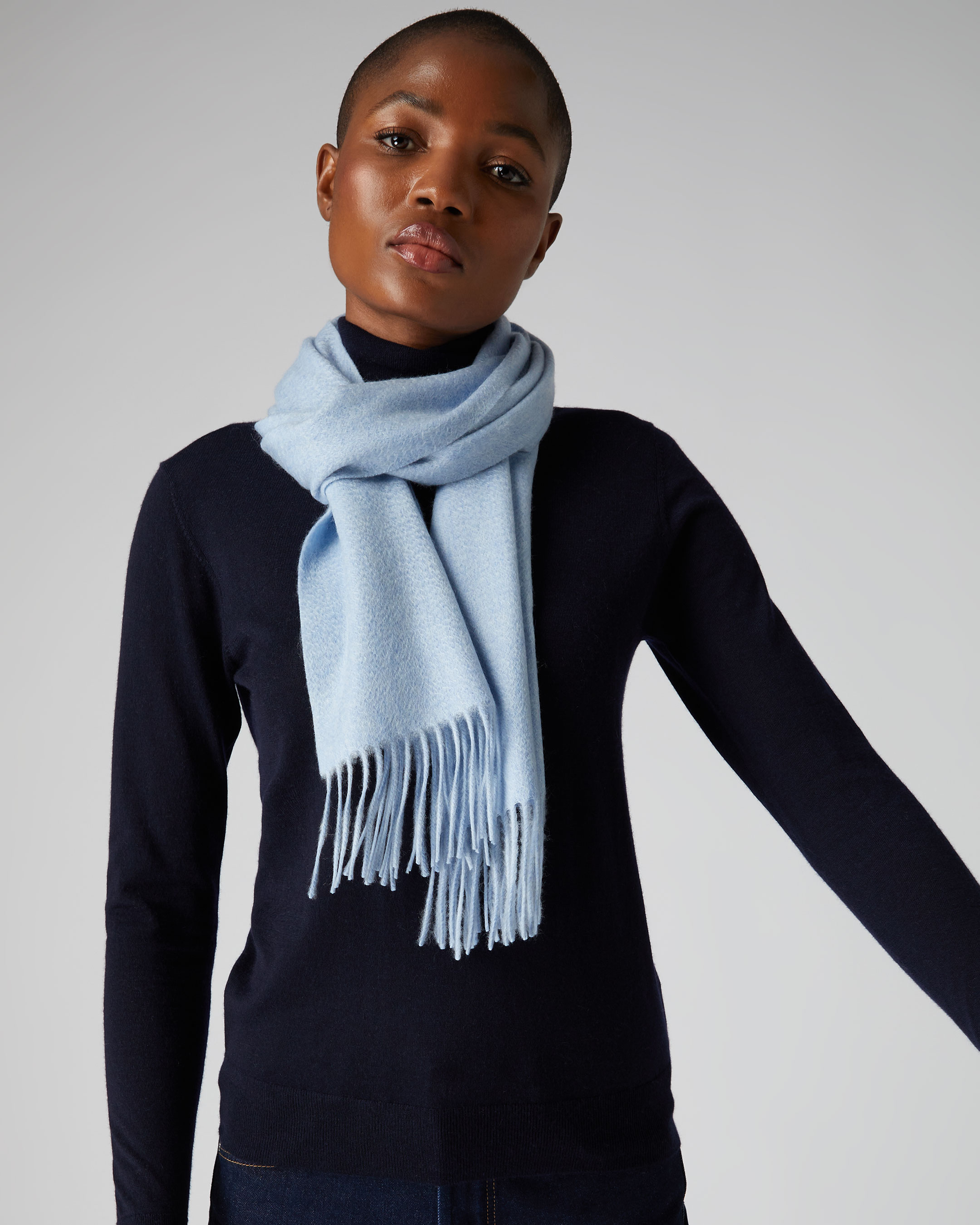 Light blue on sale cashmere wrap