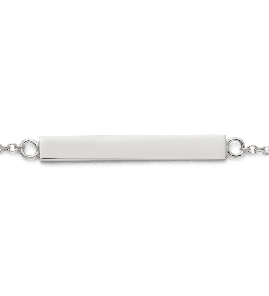SENTIMENT BAR BRACELET (STERLING SILVER)