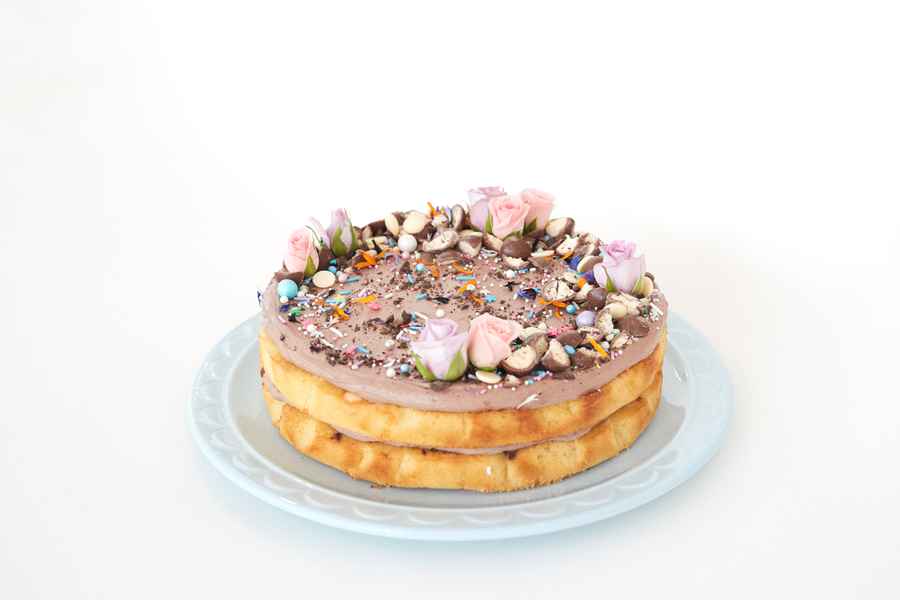 Sunday Baking 2Editorial Image of person making cake