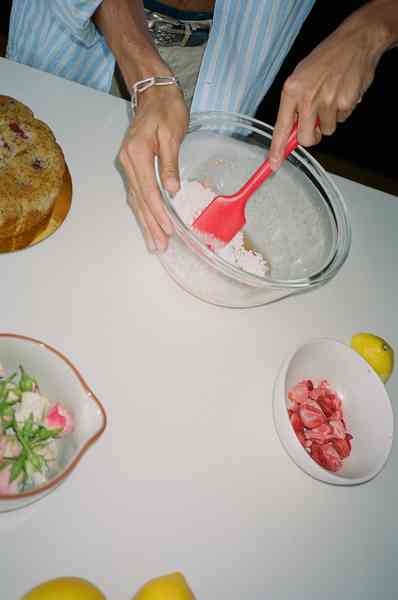 Vegan Friendly BundleEditorial Image  of person making cake