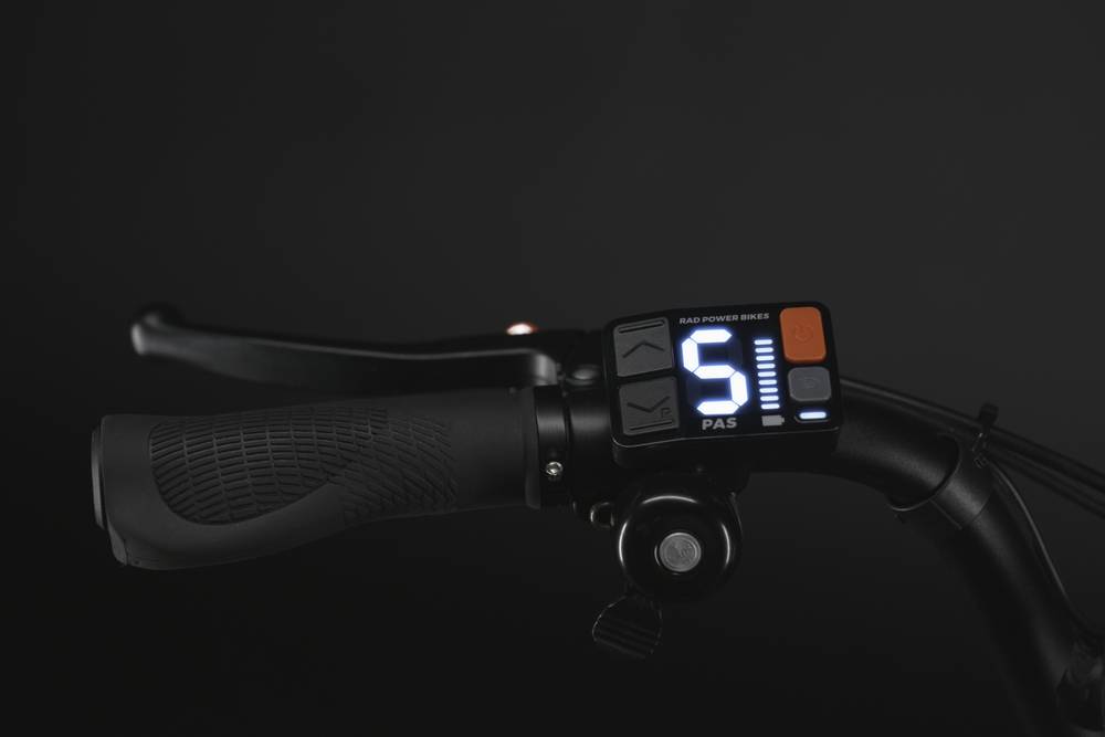 Radtrike's LCD e-bike display