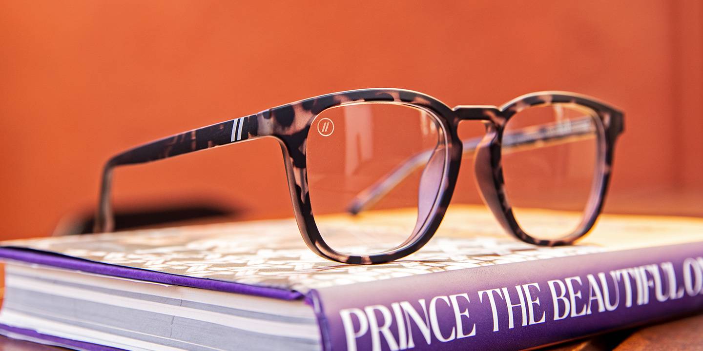 Biz Maker Square RX Glasses Black Tortoise Frame With Prescription Lens