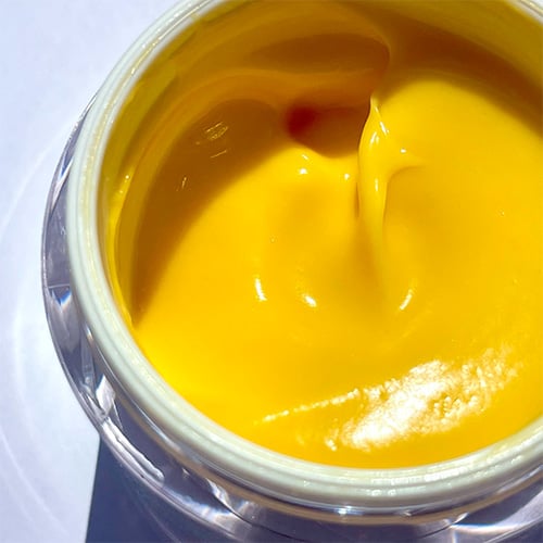 Vivid Yellow Night Cream Texture