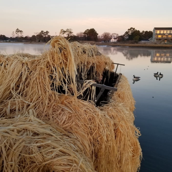 Hunting Blind Raffia Grass Individual Joseph Stern