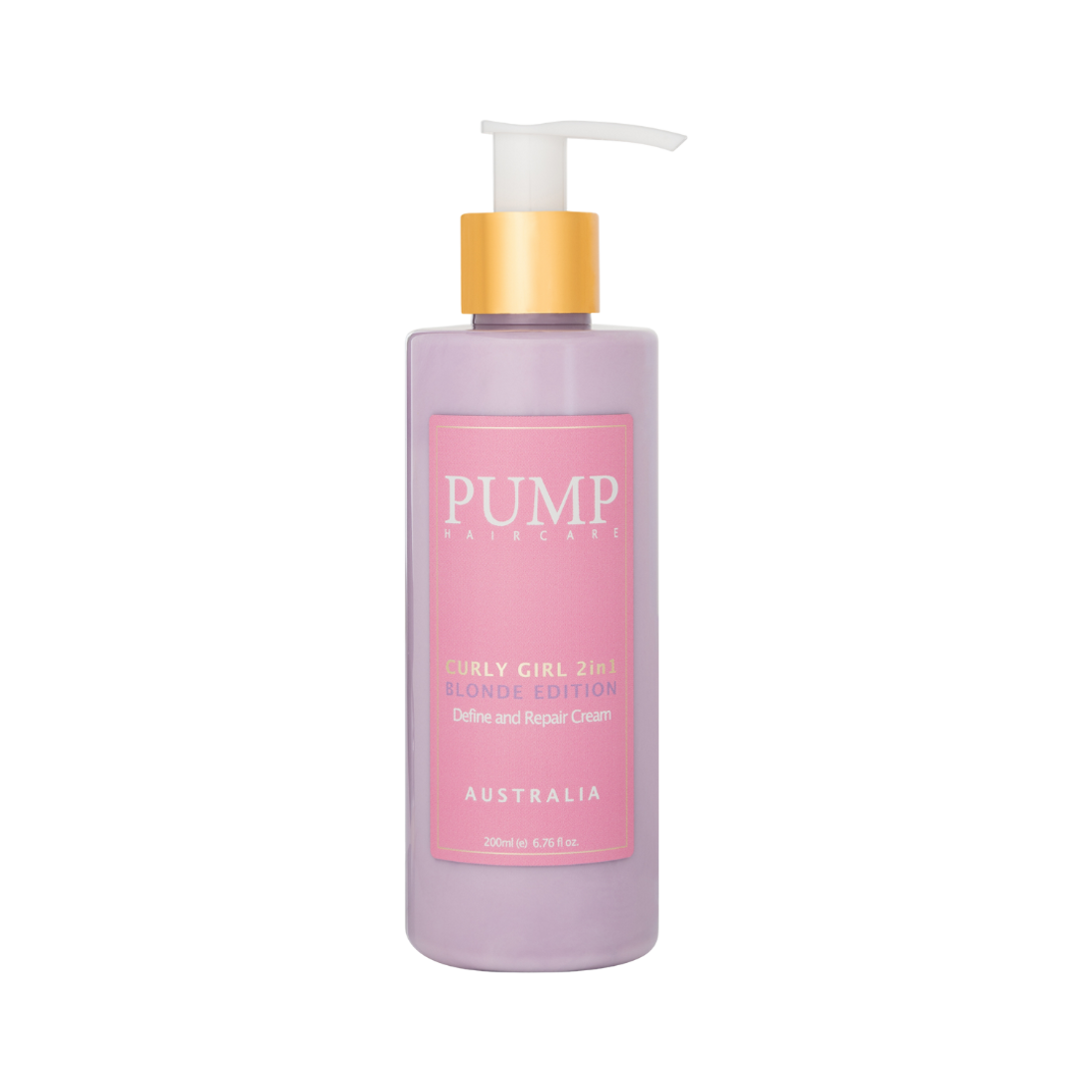 Pump Curly Girl 2 in 1 Blonde Edition Define and Repair Cream