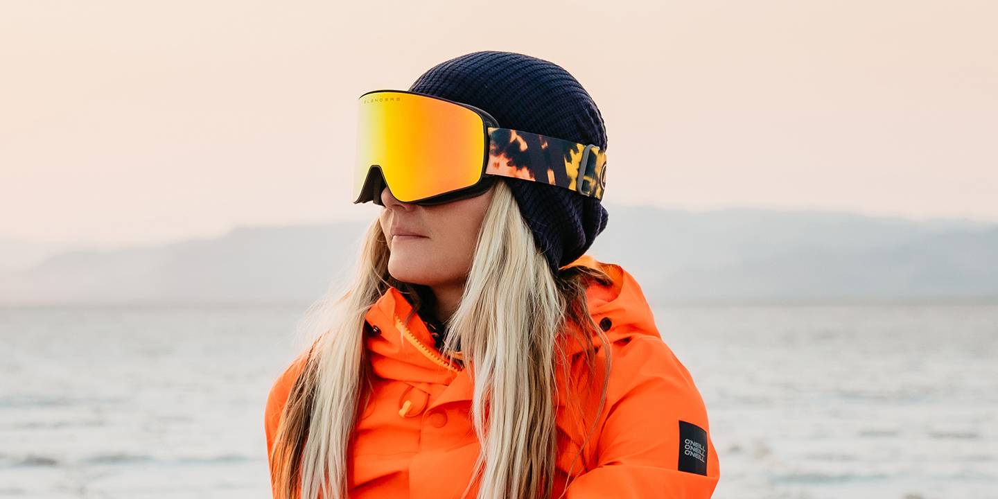 Flame Mingo Snowboard & Ski Goggles - Orange Goggles for Snow ...