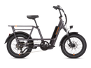 Right side view of the charcoal RadRunner 3 Plus electric utility bike