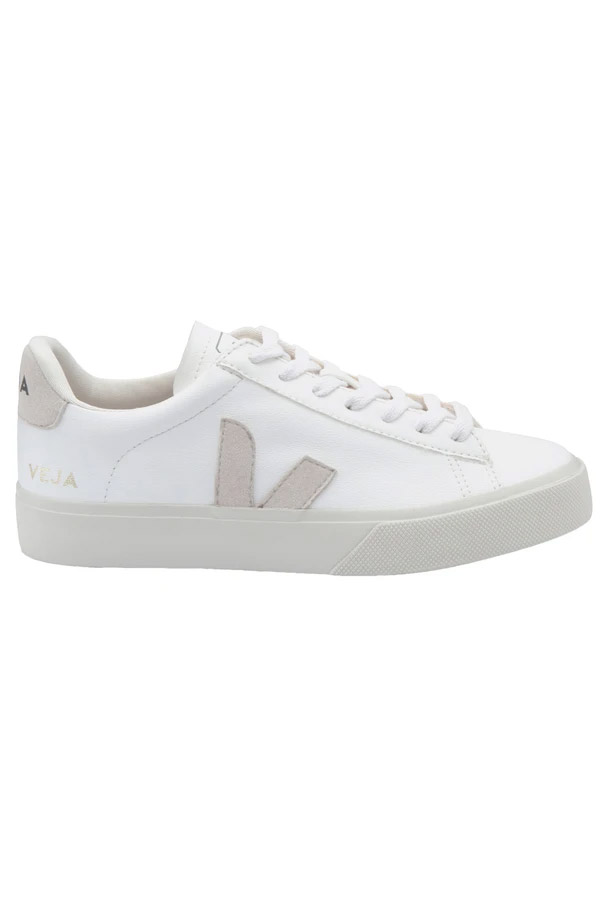 Veja Campo Leather - White Natural  Women's