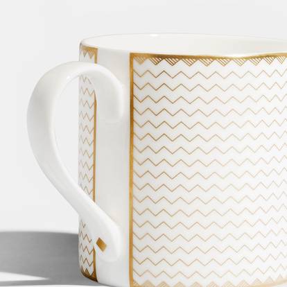 ZigZag Mug - Gold