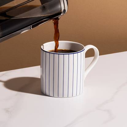 Pinstripe Large Mug - 350ml/12fl oz