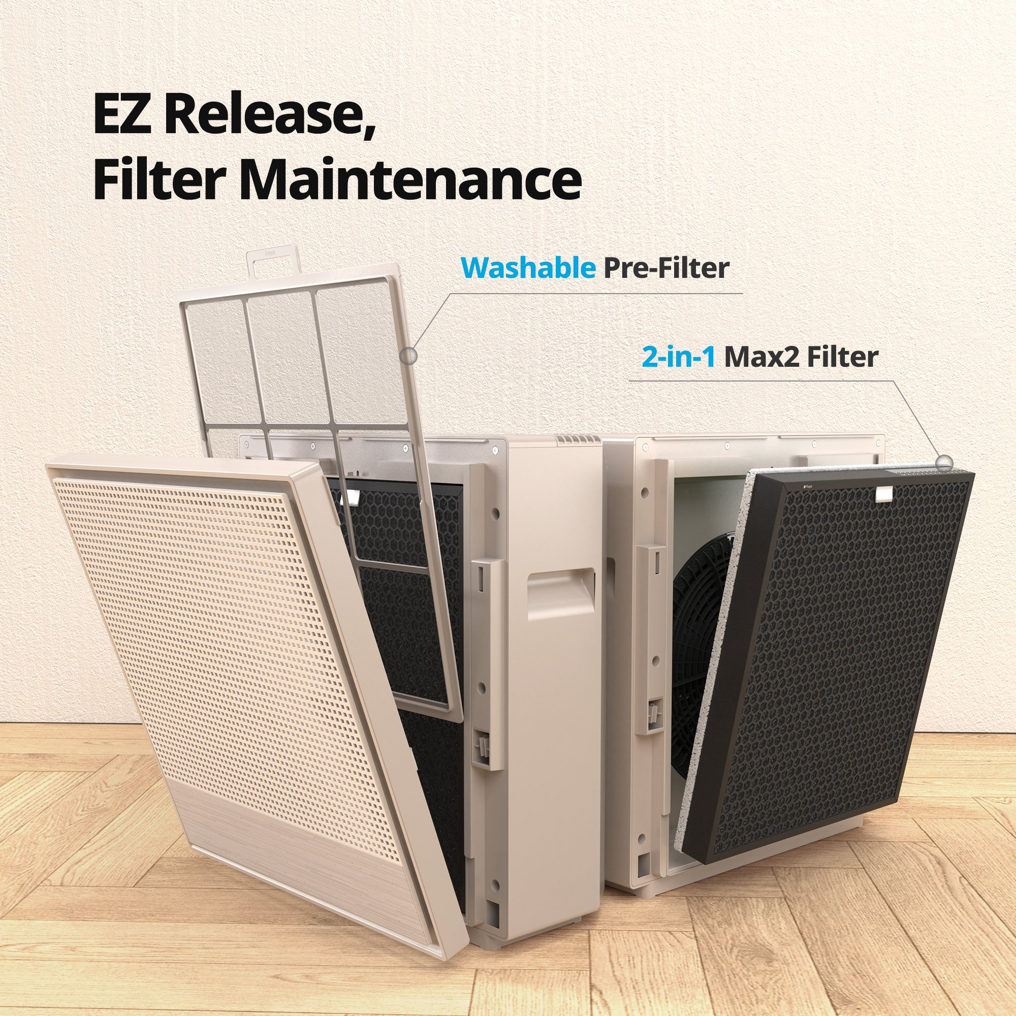 Ez release filter maintenance