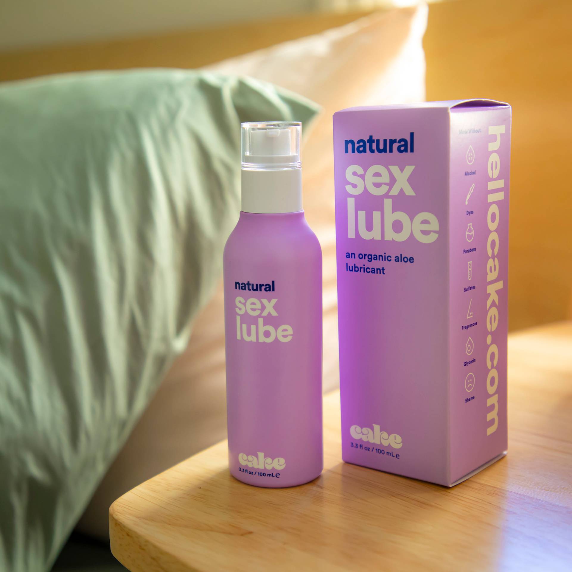Natural Sex Lube AloeBased Lube Hello Cake