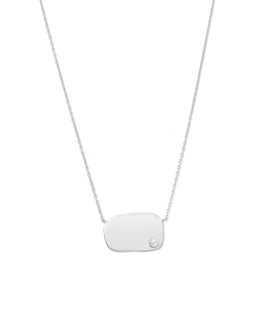 LUSTRE ENGRAVABLE NECKLACE (STERLING SILVER)