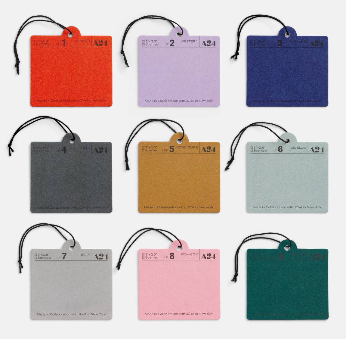 A24 x Joya Genre Car Fresheners A24 Shop