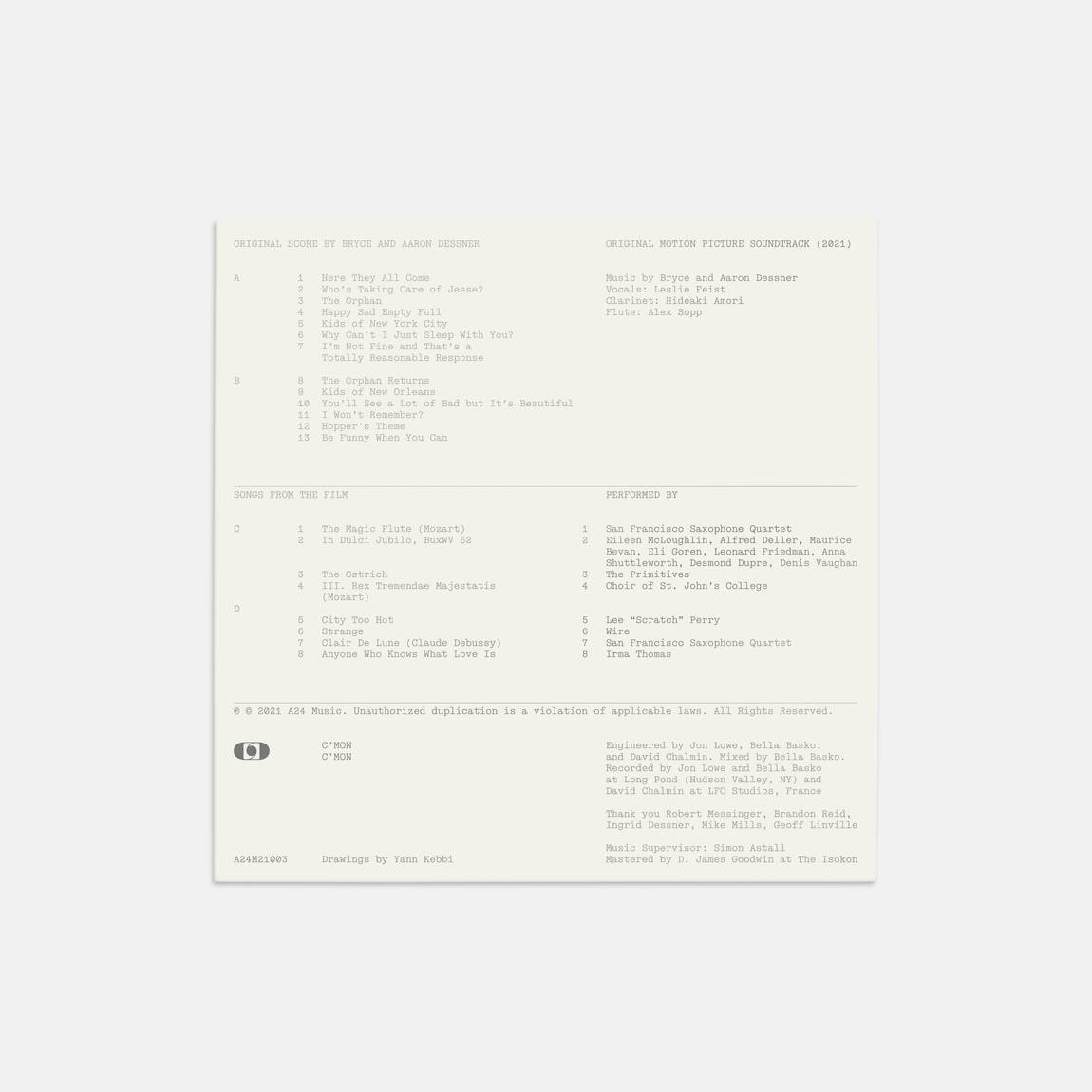 Pearl Original Motion Picture Soundtrack A24 Shop