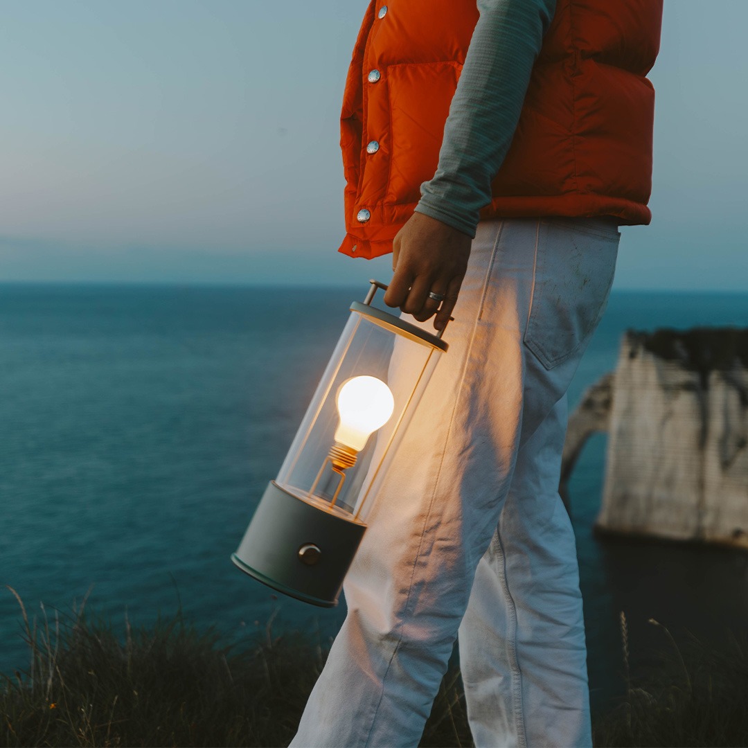 The Muse Portable Lamp in Pleasure Garden Green | Table Lamps
