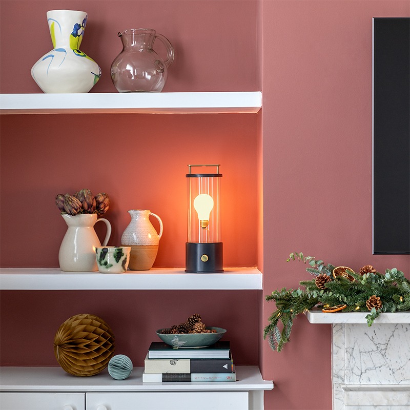 The Muse Portable Lamp in Hackles Black | Tala x Farrow