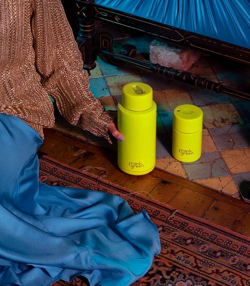 Neon Ceramic Reusable Bottle - 34oz / 1,000ml