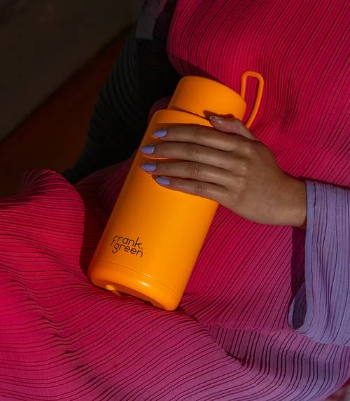 Neon Ceramic Reusable Bottle - 34oz / 1,000ml