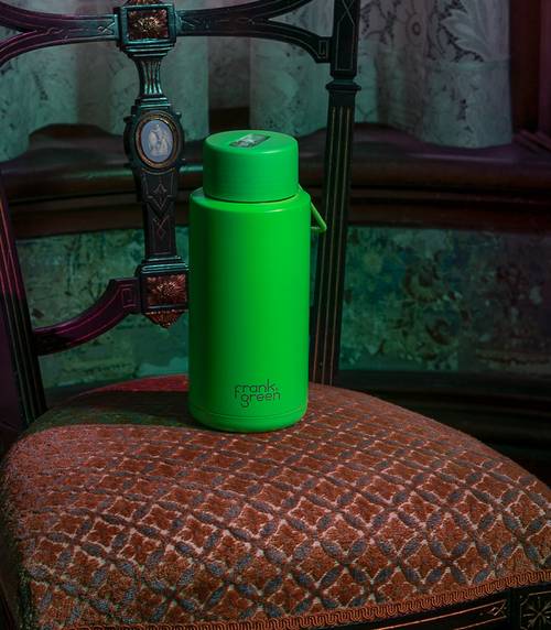 frank green - If you're on a quest to get your daily water intake up, then  our 34oz Ceramic Reusable Bottle is here to save the day. Featuring  triple-wall vacuum insulation, your