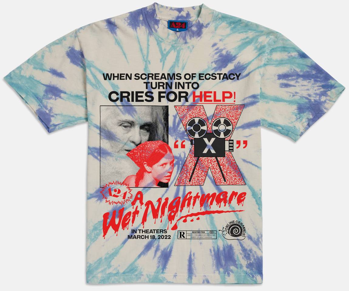 Online Ceramics x X Wet Nightmare TieDye A24 Shop