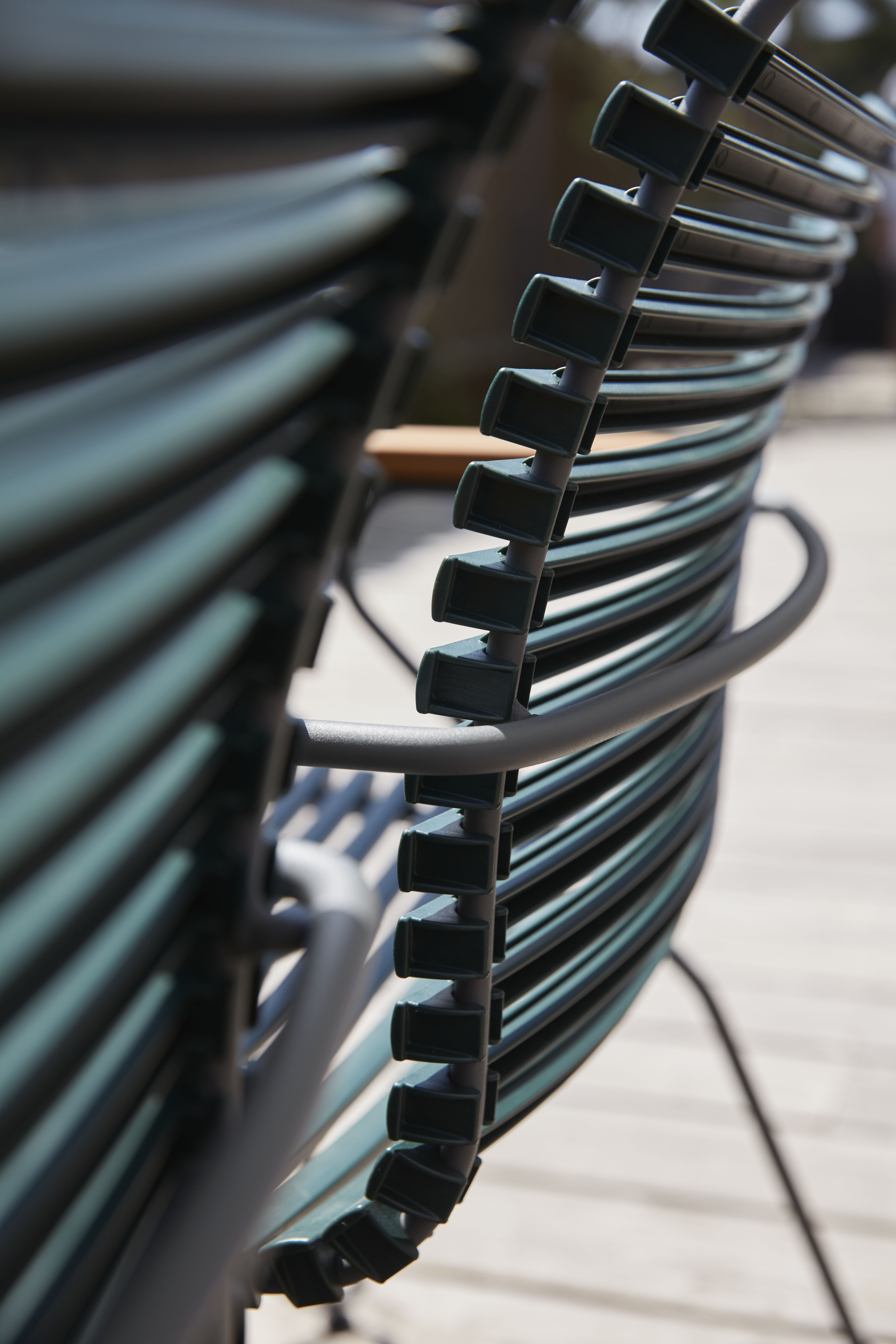Click Dining Chair (No Arms)- Olive Green