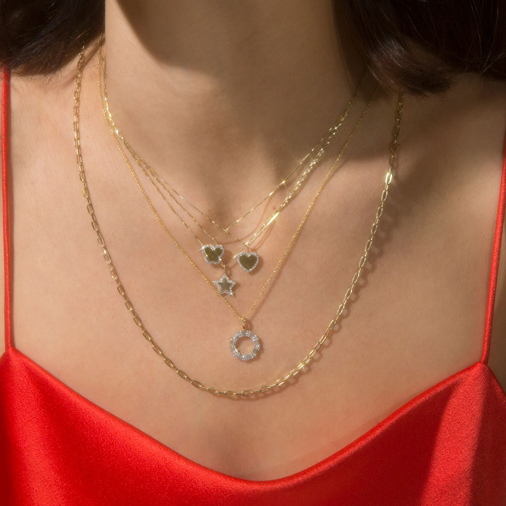 送料関税込み★STONE AND STRAND★ダイヤモンド Discoネックレス Diamond Disco Necklace – STONE AND STRAND