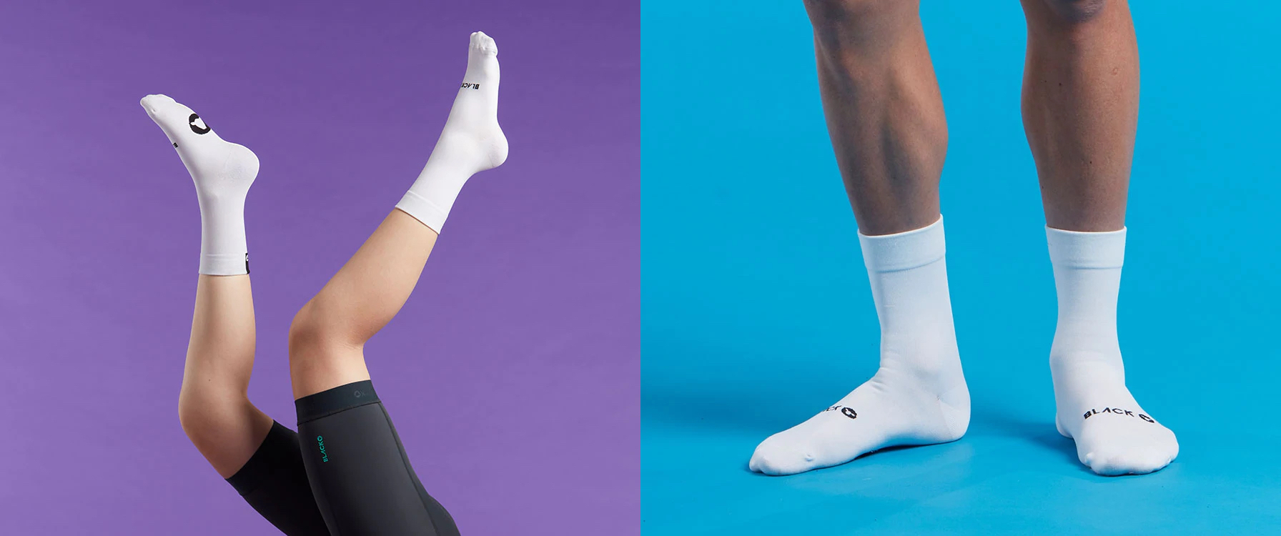Essential 3D Knit Crew Socks / White