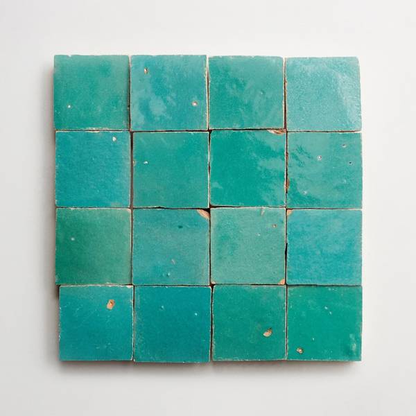 zellige | forgotten turquoise | unmounted square 