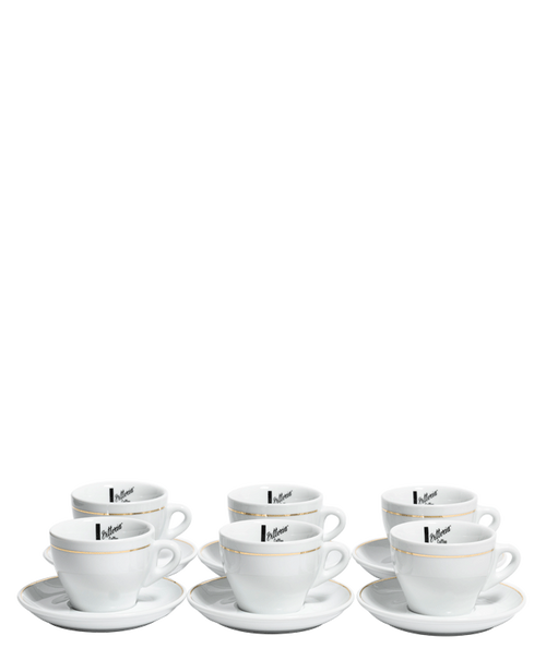 Brown cup and saucer set - Cappuccino
