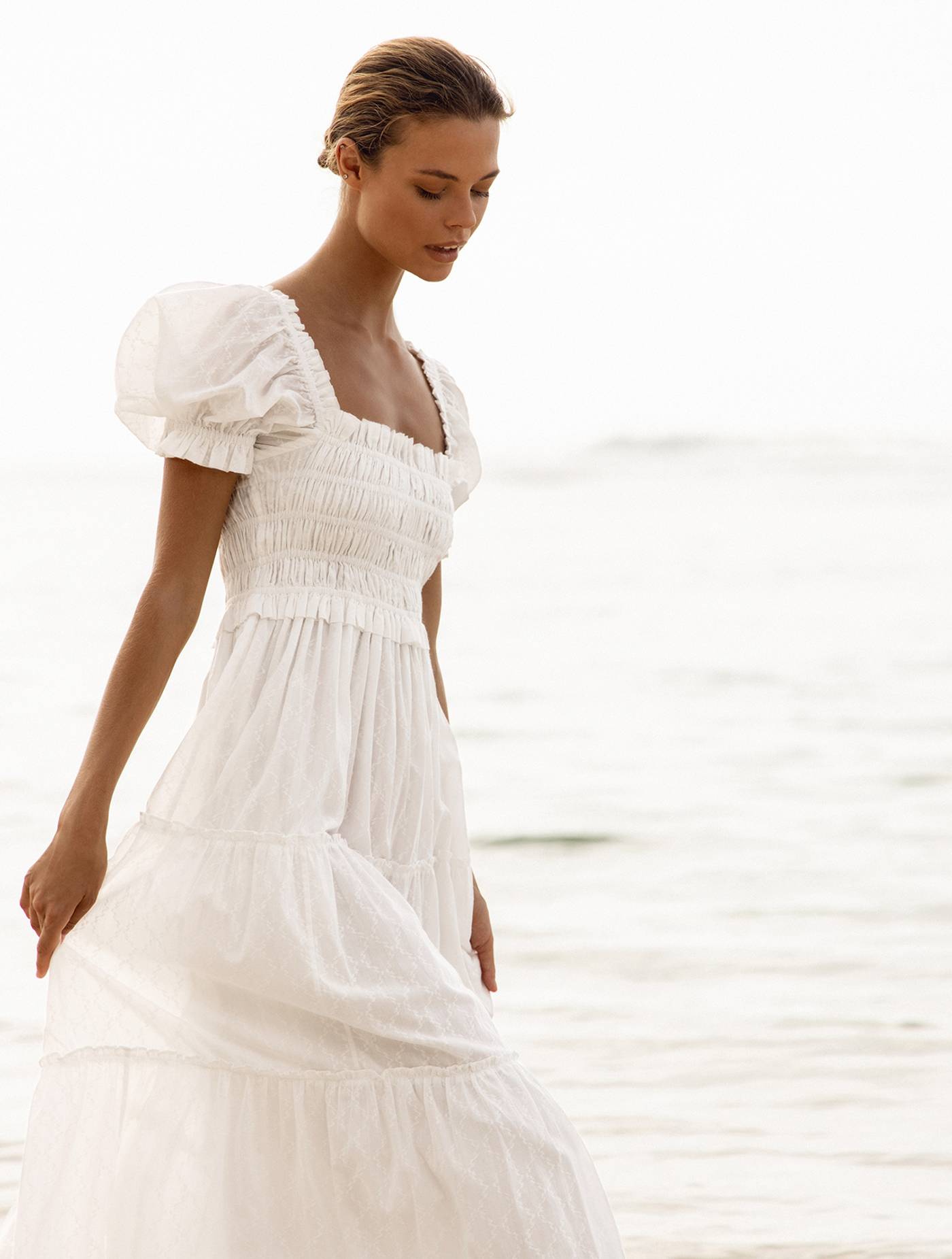 Bede Dress - White
