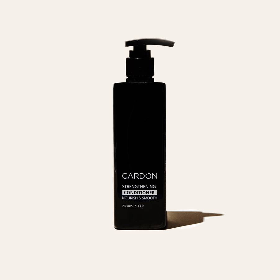 Cardon Hair Thickening + Strengthening Conditioner helps stop hair loss - from receding hairlines to thinning hair.