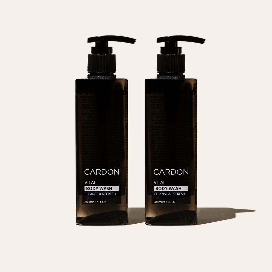 Cardon Skincare's Vital Body Wash for Men is a body-acne clearing body wash that will make your skin smell as good as it looks.