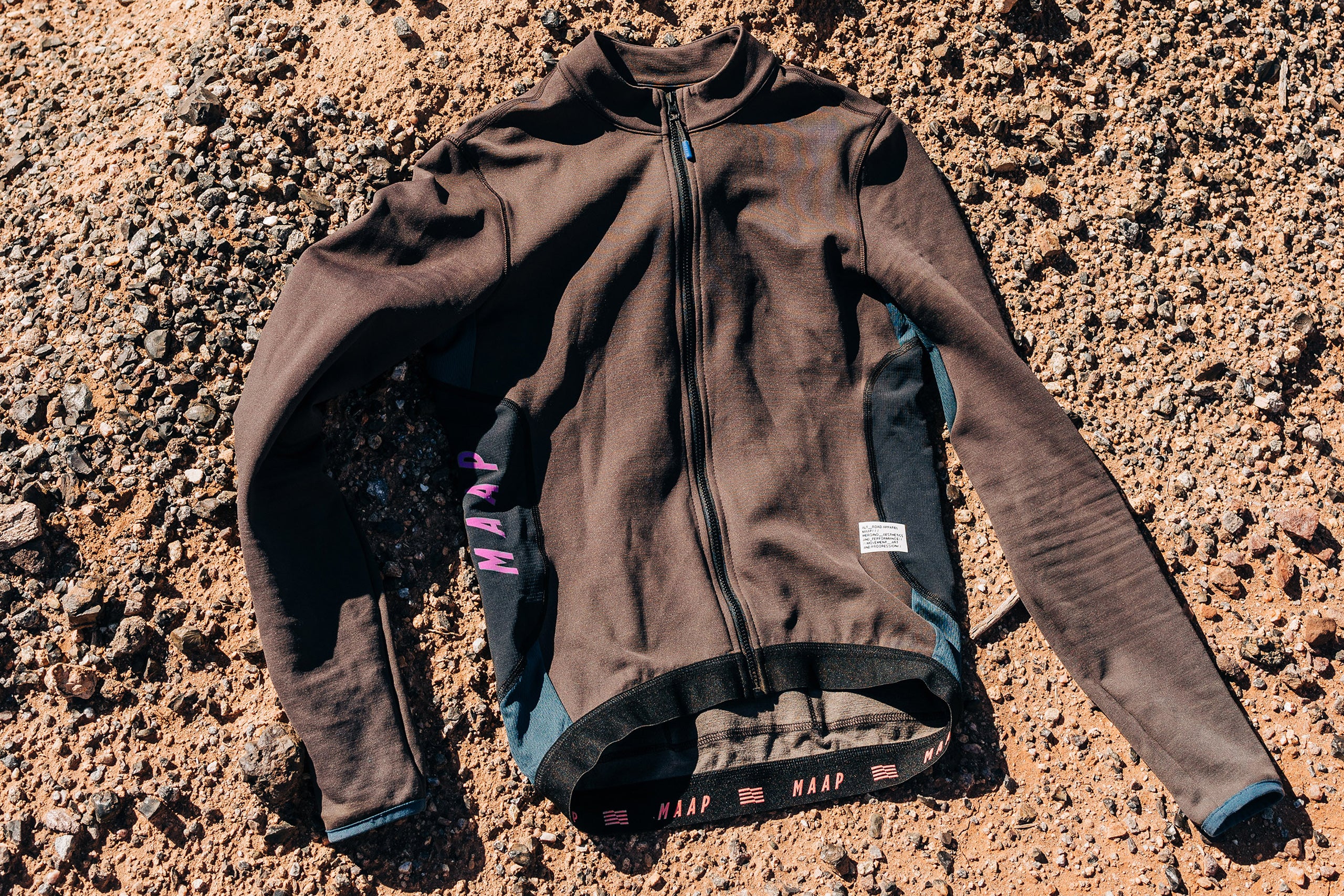 Men's Alt_Road LS Jersey / Coffee
