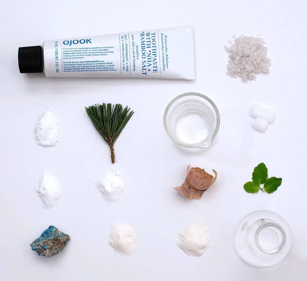 ojook toothpaste with ingredients