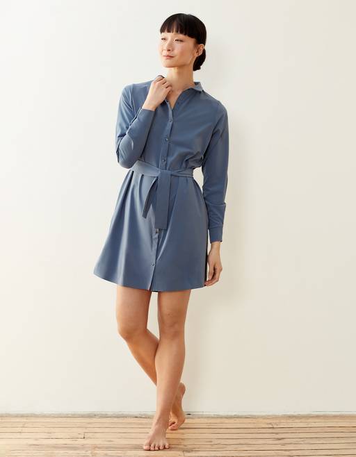 Back To Front Shirt Dress