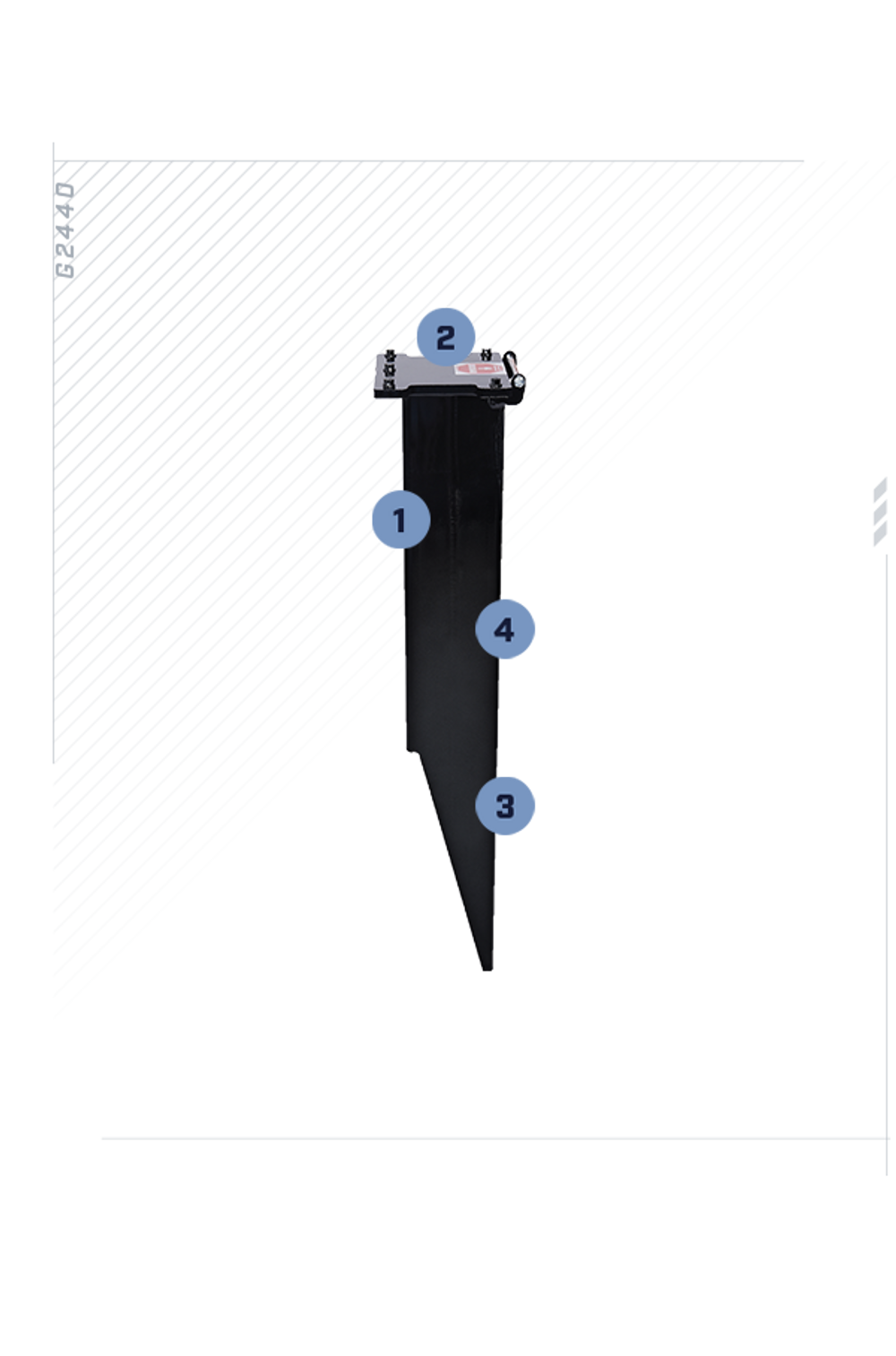 Basketball Hoop Anchor Hinge for Installation Goalsetter