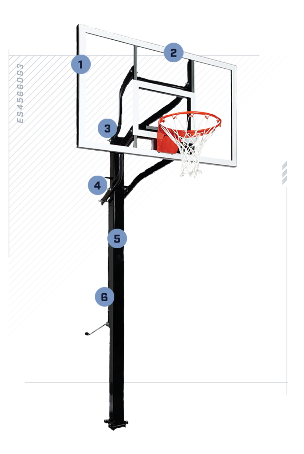 X560 Basketball Hoop - 60 Inch Backboard | Goalsetter