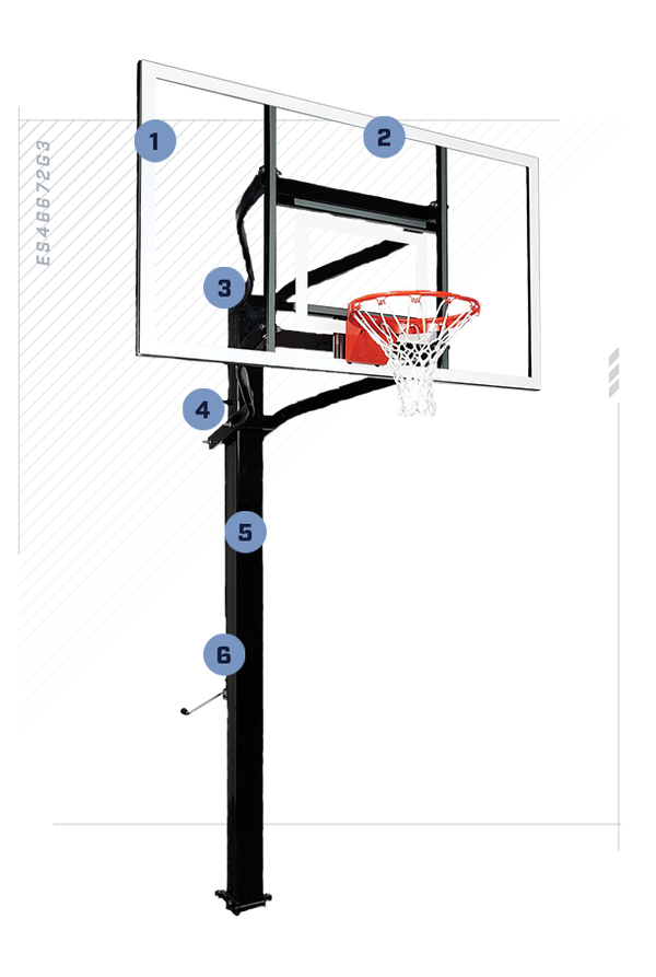 X672 - Goalsetter 72 inch Backboard