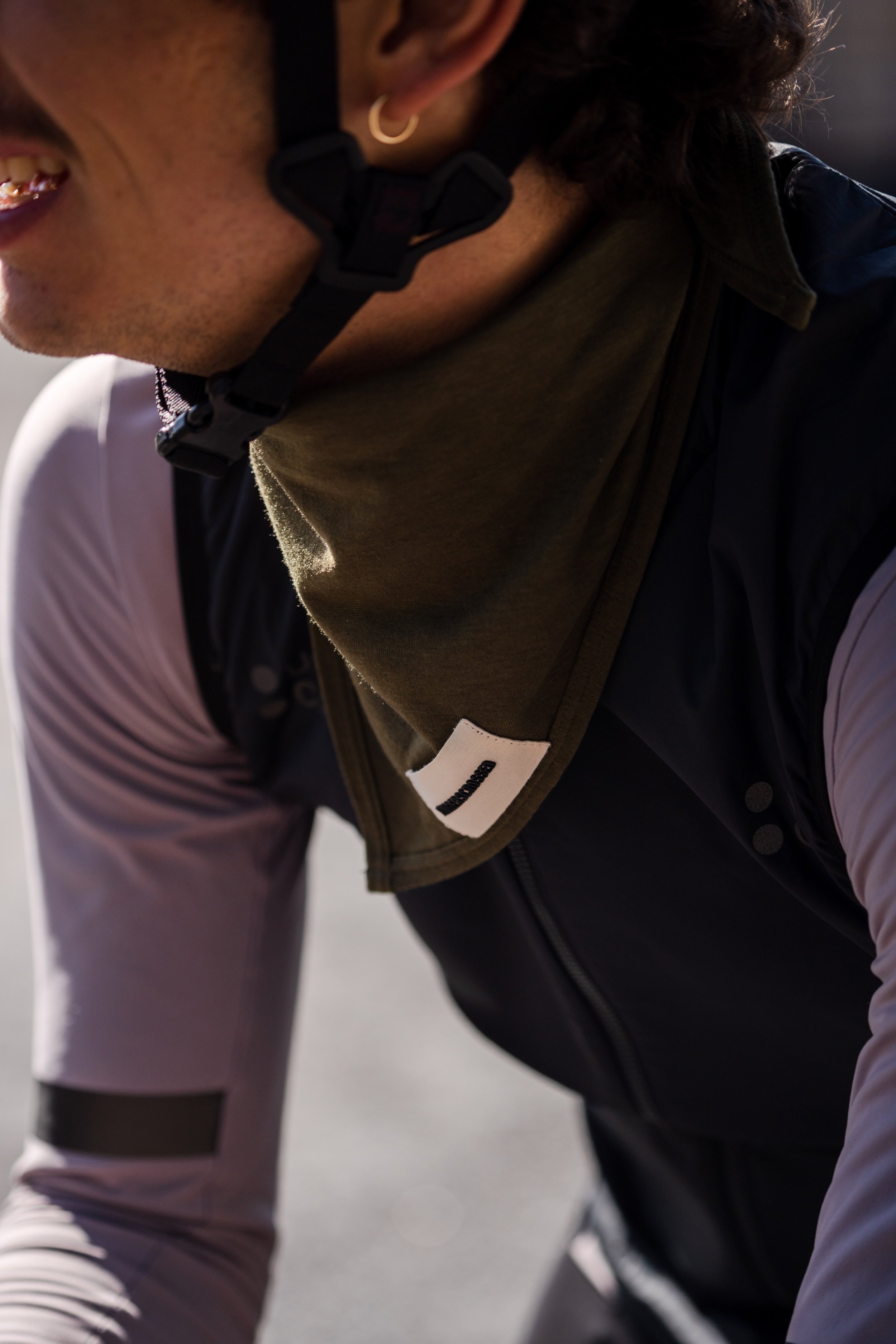 #Triangle Scarf Olive