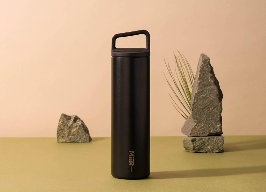 Kane x MiiR 20 oz. Black Water Bottle