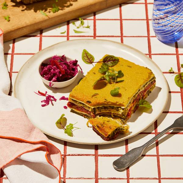 Spinach and Eggplant Lasagne