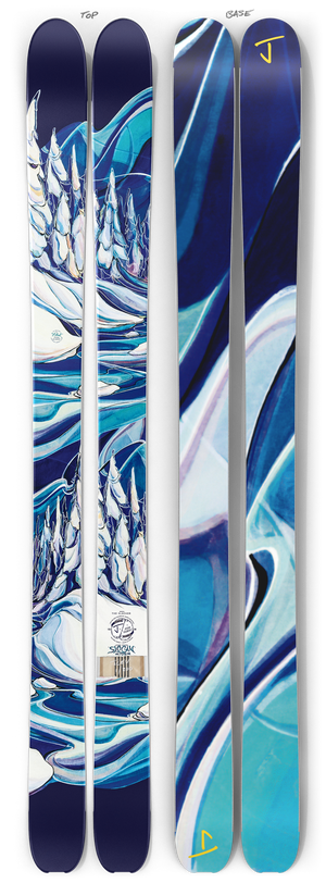 The Slacker "SLOCAN RIVER" Jessa Gilbert x J Collab Limited Edition Ski