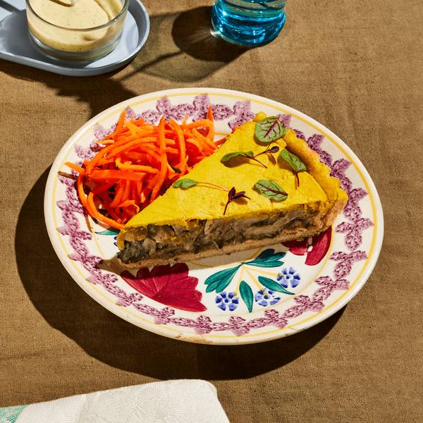 Spinach & White Miso Tart