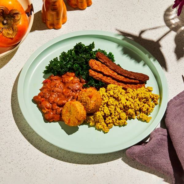 Scrambled Tofu with Smoky Tempeh