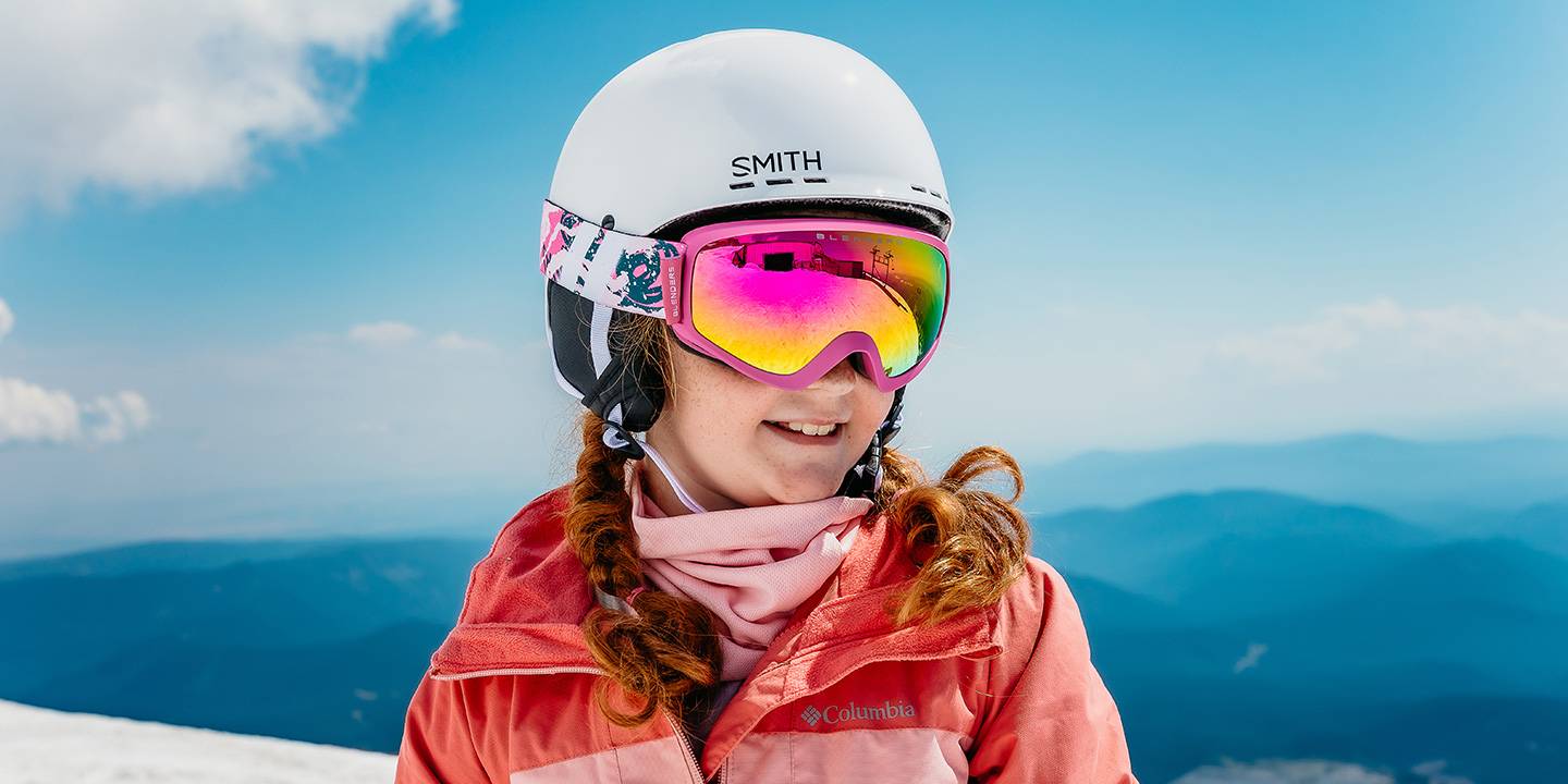 Pearl Snow Goggles - Pink & Snowboard Goggles with Gold Pink Lens