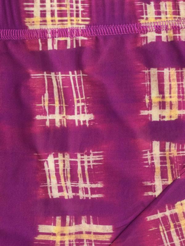 Lena Shorts Acid Plaid Purple