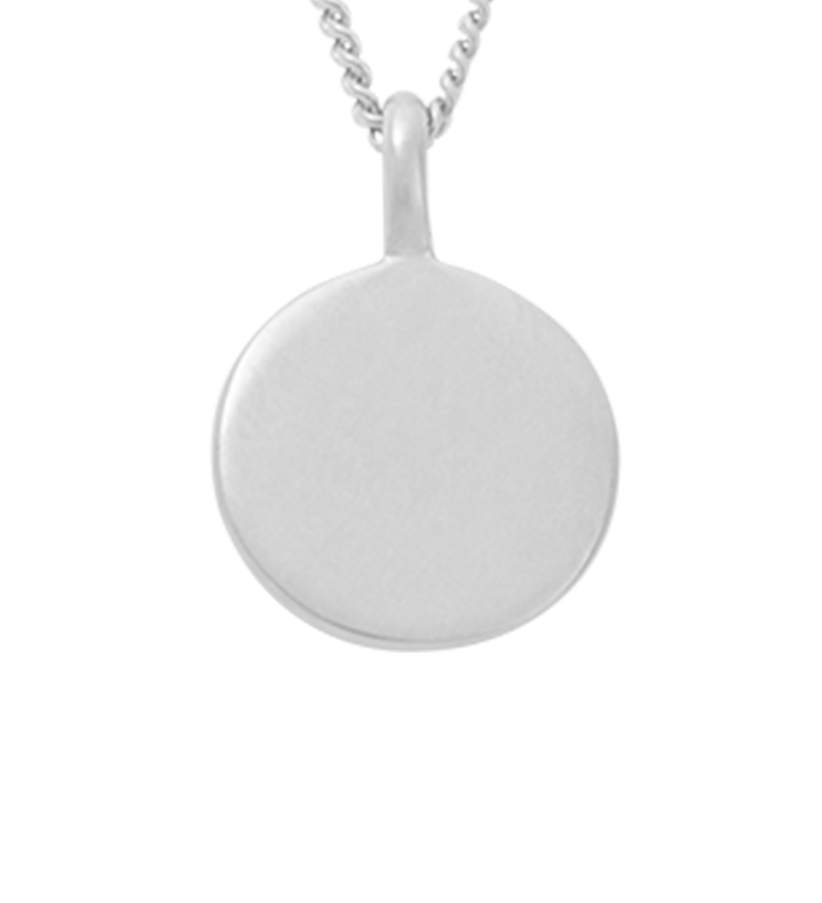 ARIES PETITE ZODIAC NECKLACE (STERLING SILVER)