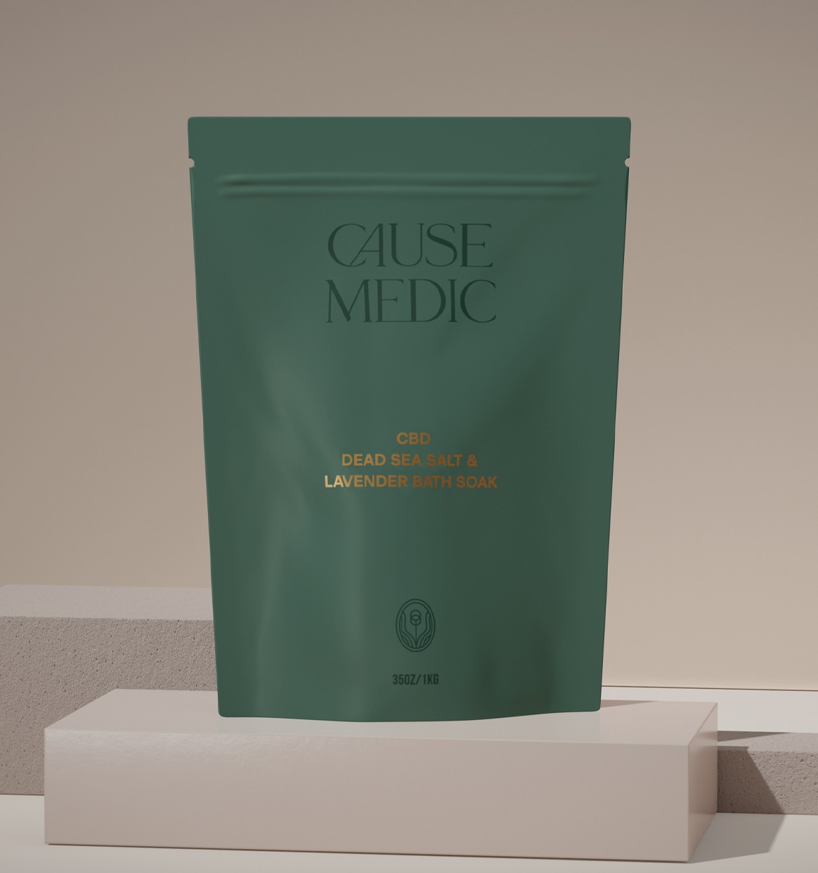Dead Sea Salt Soak with CBD & Lavender (35 oz) – CauseMedic