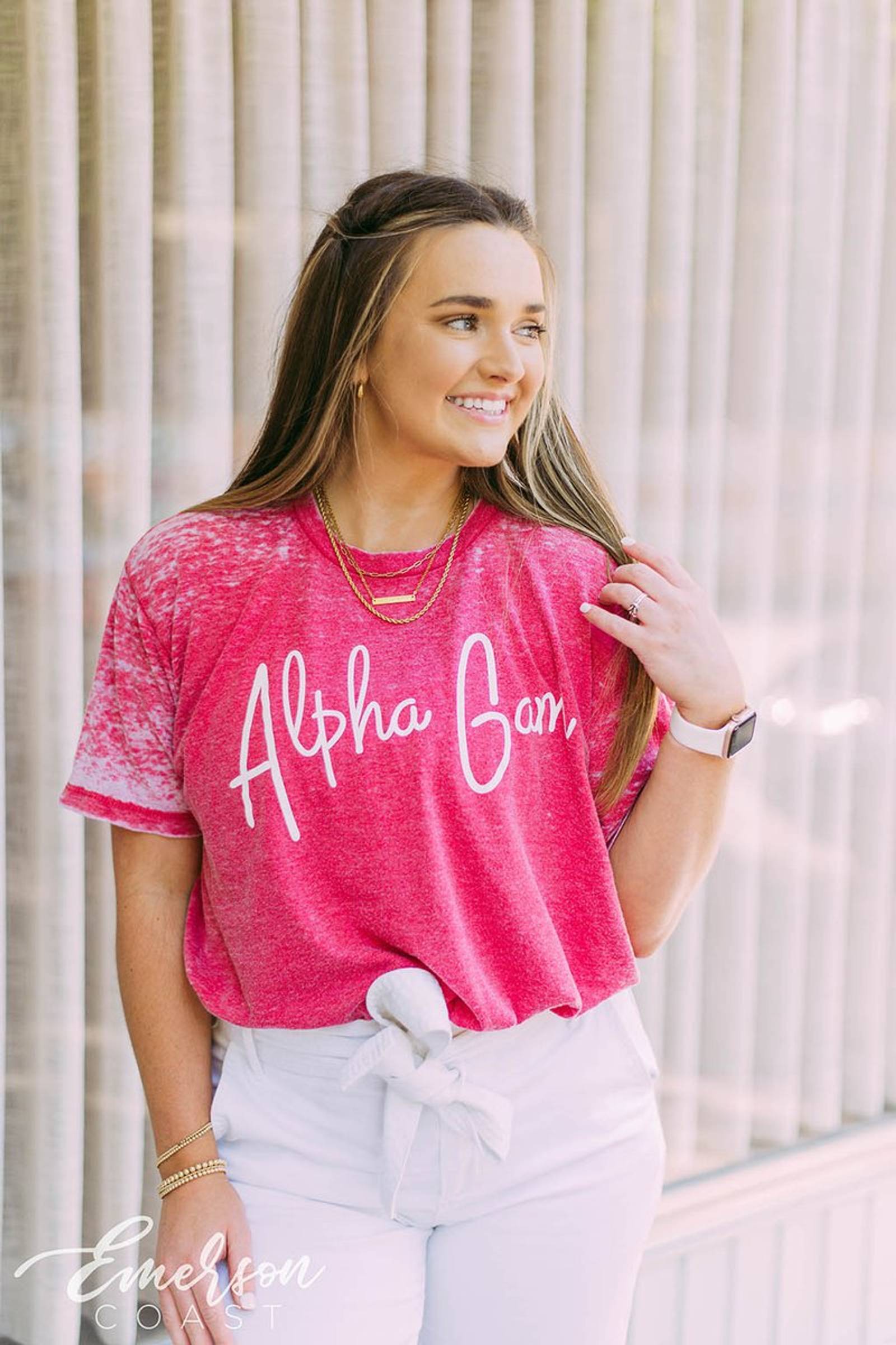 KC Heart Royal Acid Wash Tee  – Claire and Gracie Boutique